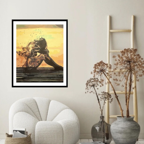 Unframed 20x26 Release into Flow Acrylic Painting 2022 - Picture 1 of 4